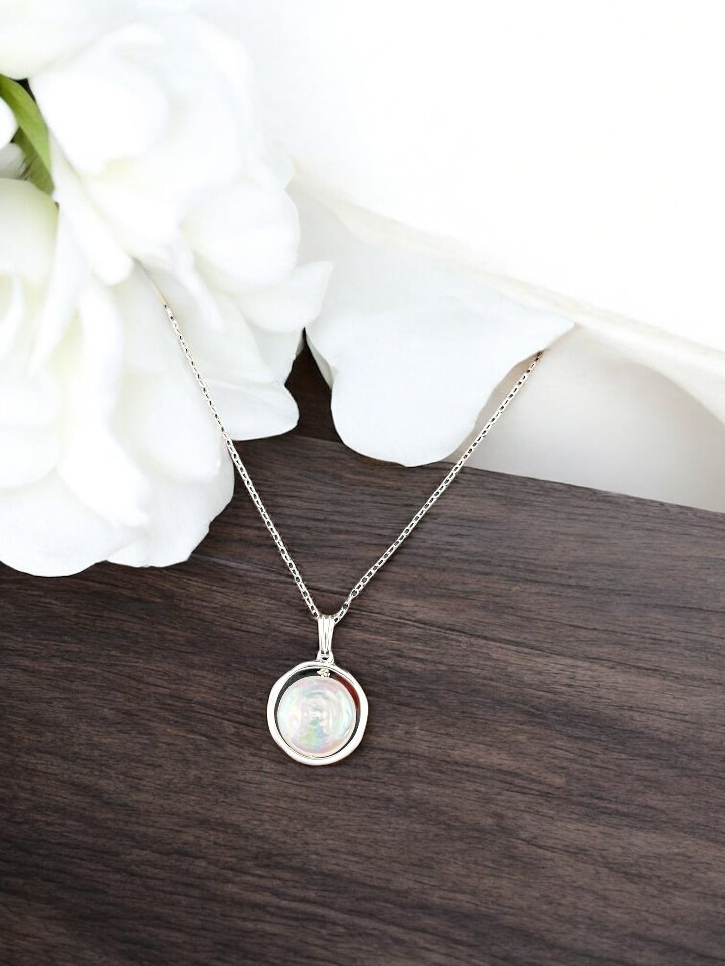 Baroque Pearl Pendant Necklace in Sterling Silver – Natural Grace