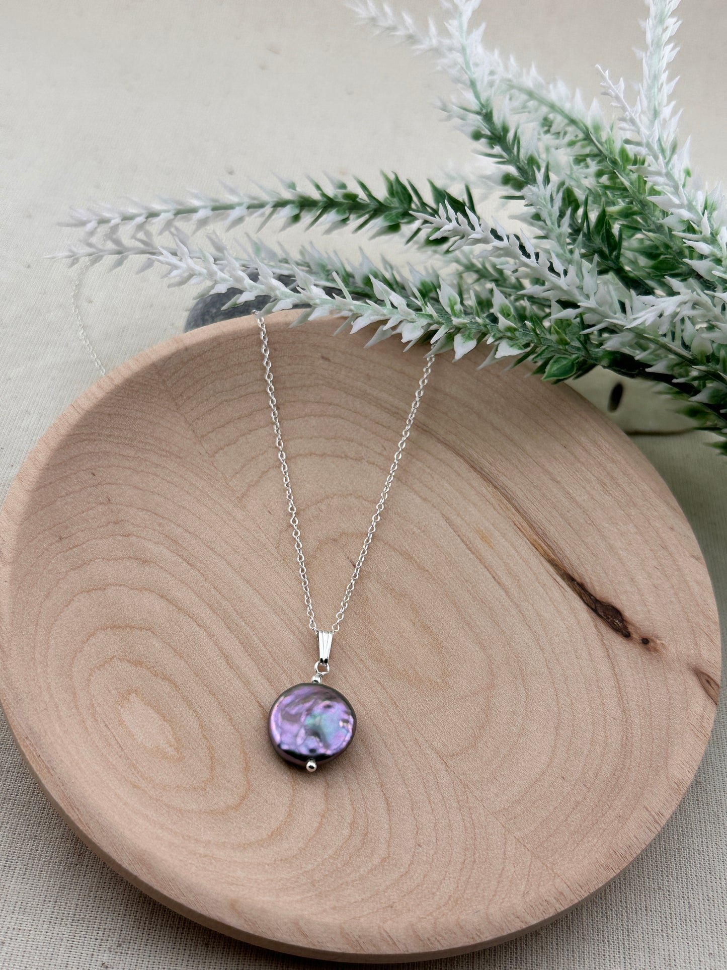 Tara – Black Baroque Pearl Necklace