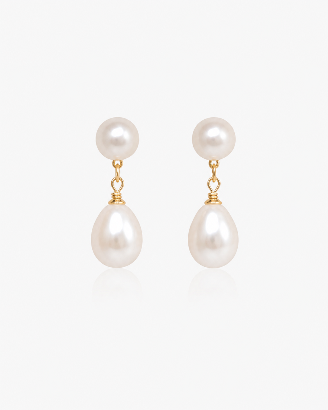 Clara - Convertible Duo Pearl Earrings