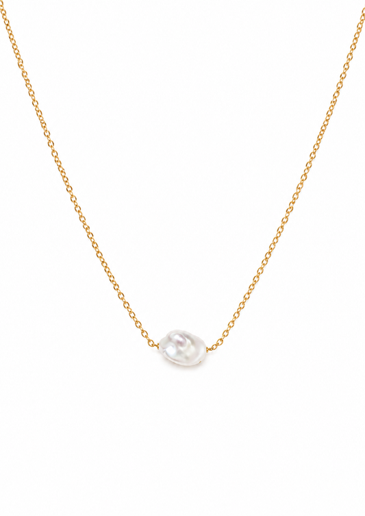 Chloe - Keshi Pearl Choker 14K Gold Filled