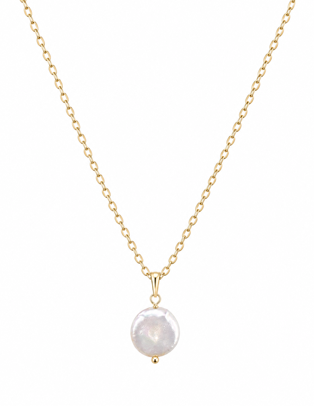 Lumi -  Baroque Pearl Pendant Necklace in Gold