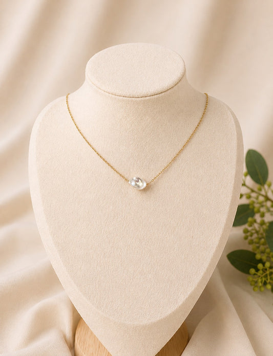 Chloe - Keshi Pearl Choker 14K Gold Filled