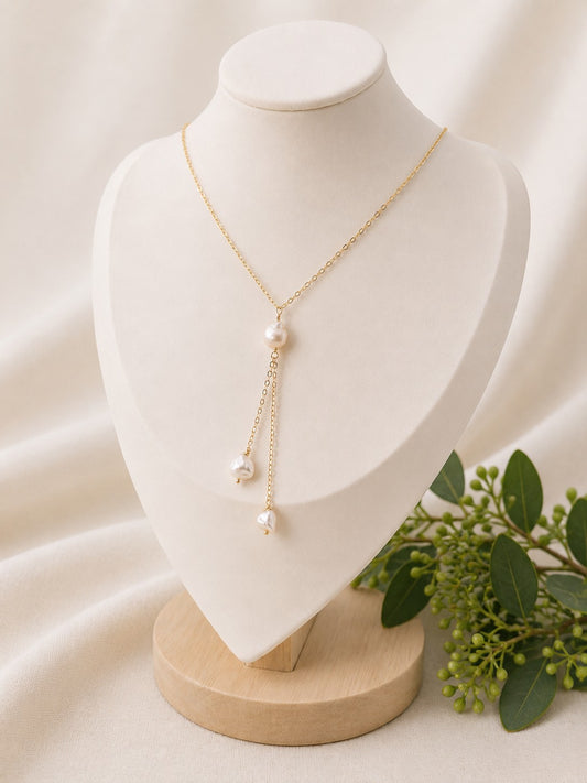 Elena – Keshi Pearl Necklace 14K Gold Filled