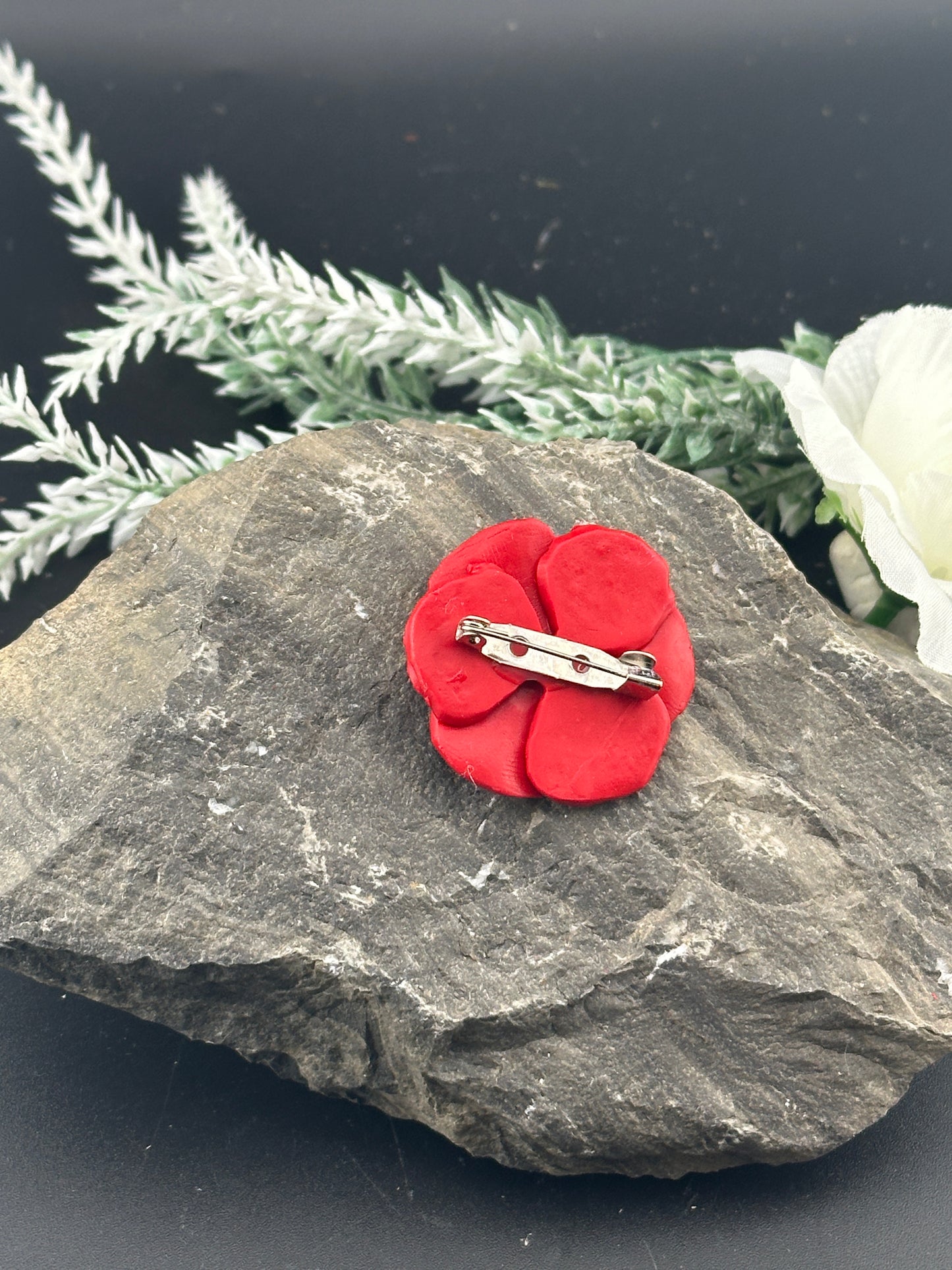 Red Poppy Pin - a Touch of Remembrance