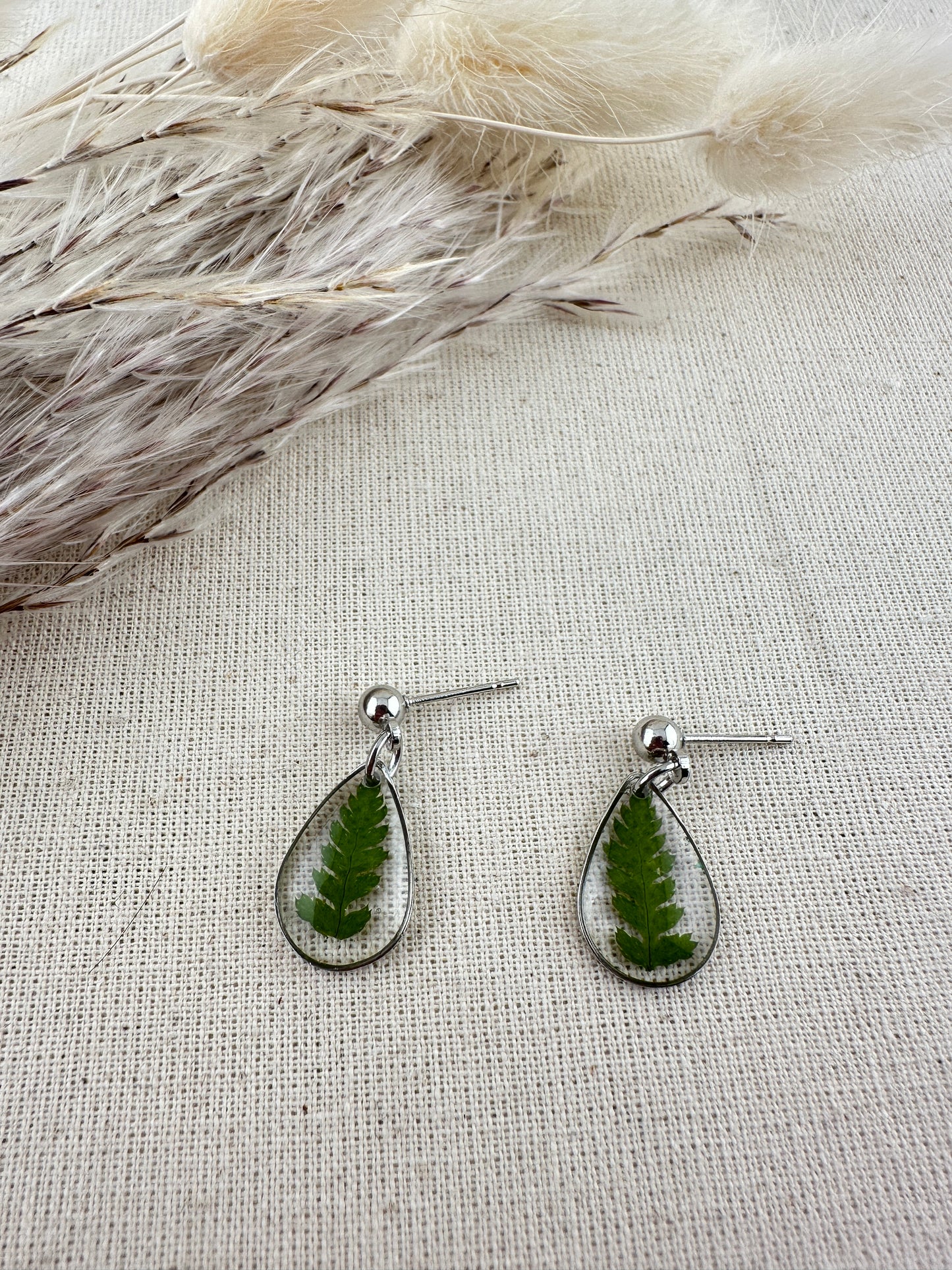 Sweet little Fern - Teardrop Earrings
