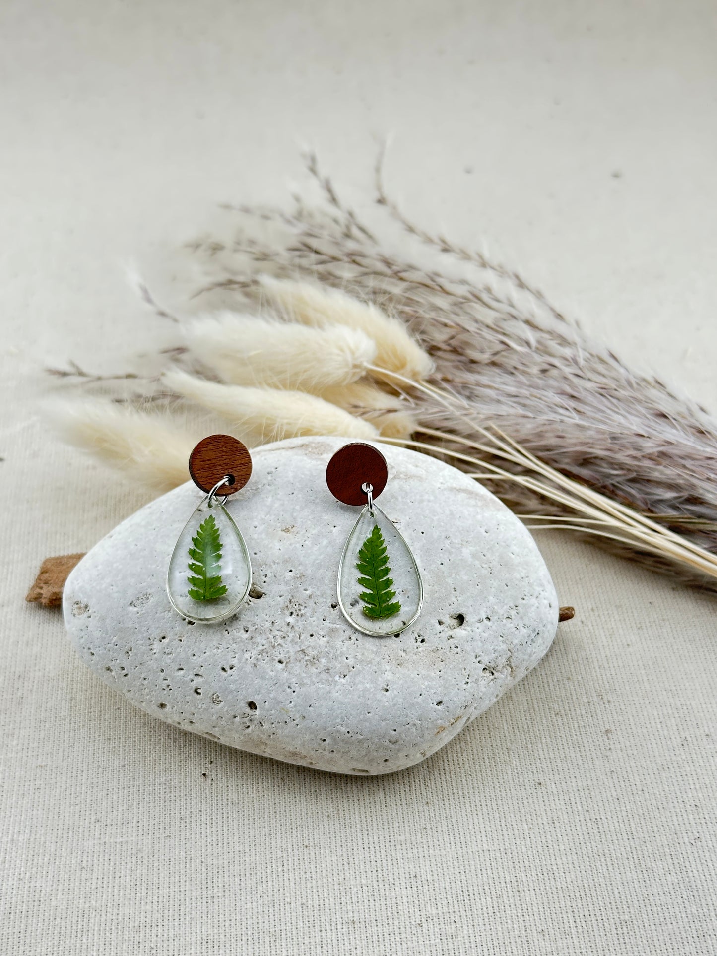 Sweet Fern's Cousin- Teardop Earrings