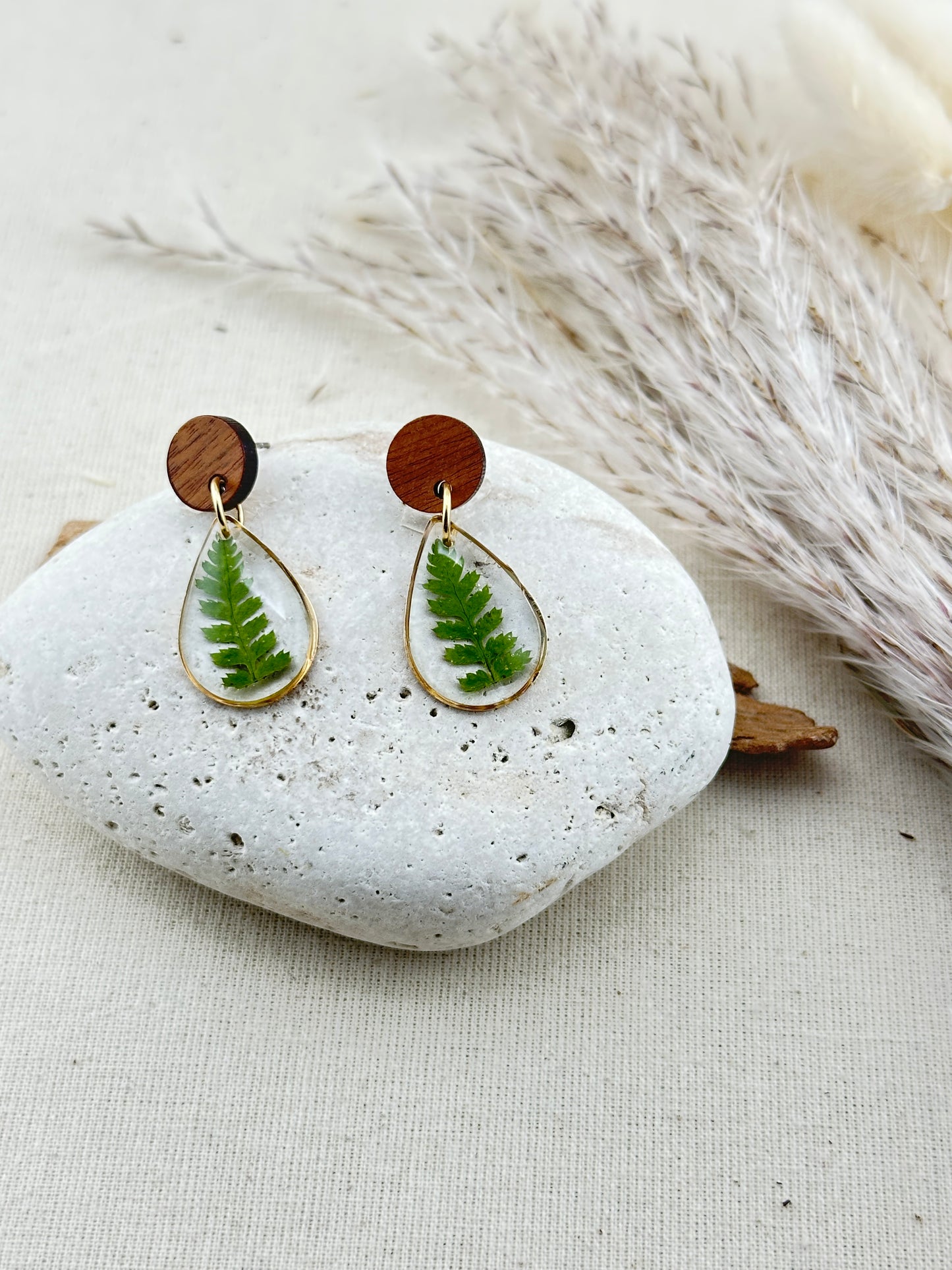 Sweet Fern's Cousin- Teardop Earrings