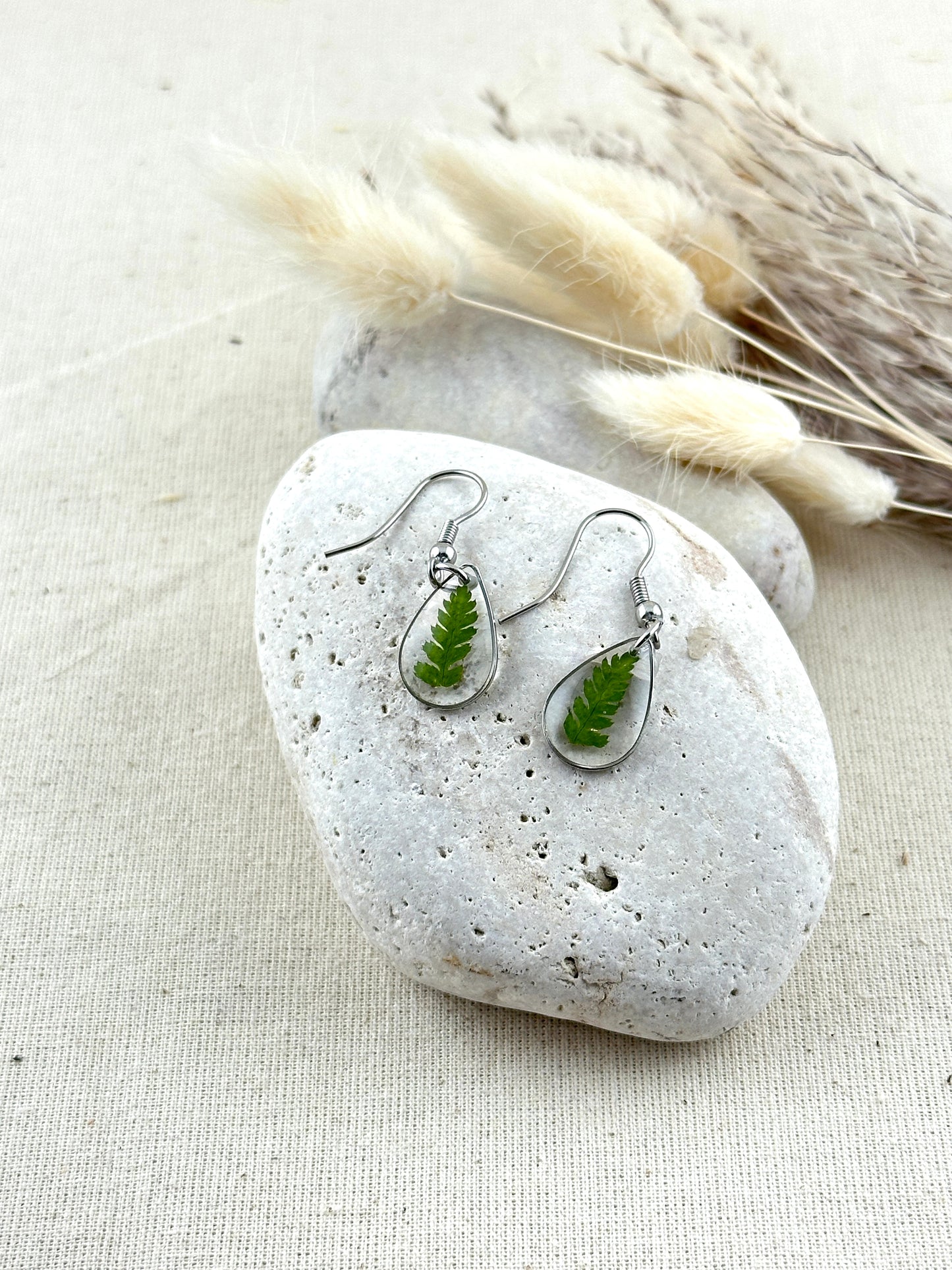 Sweet little Fern - Teardrop Earrings