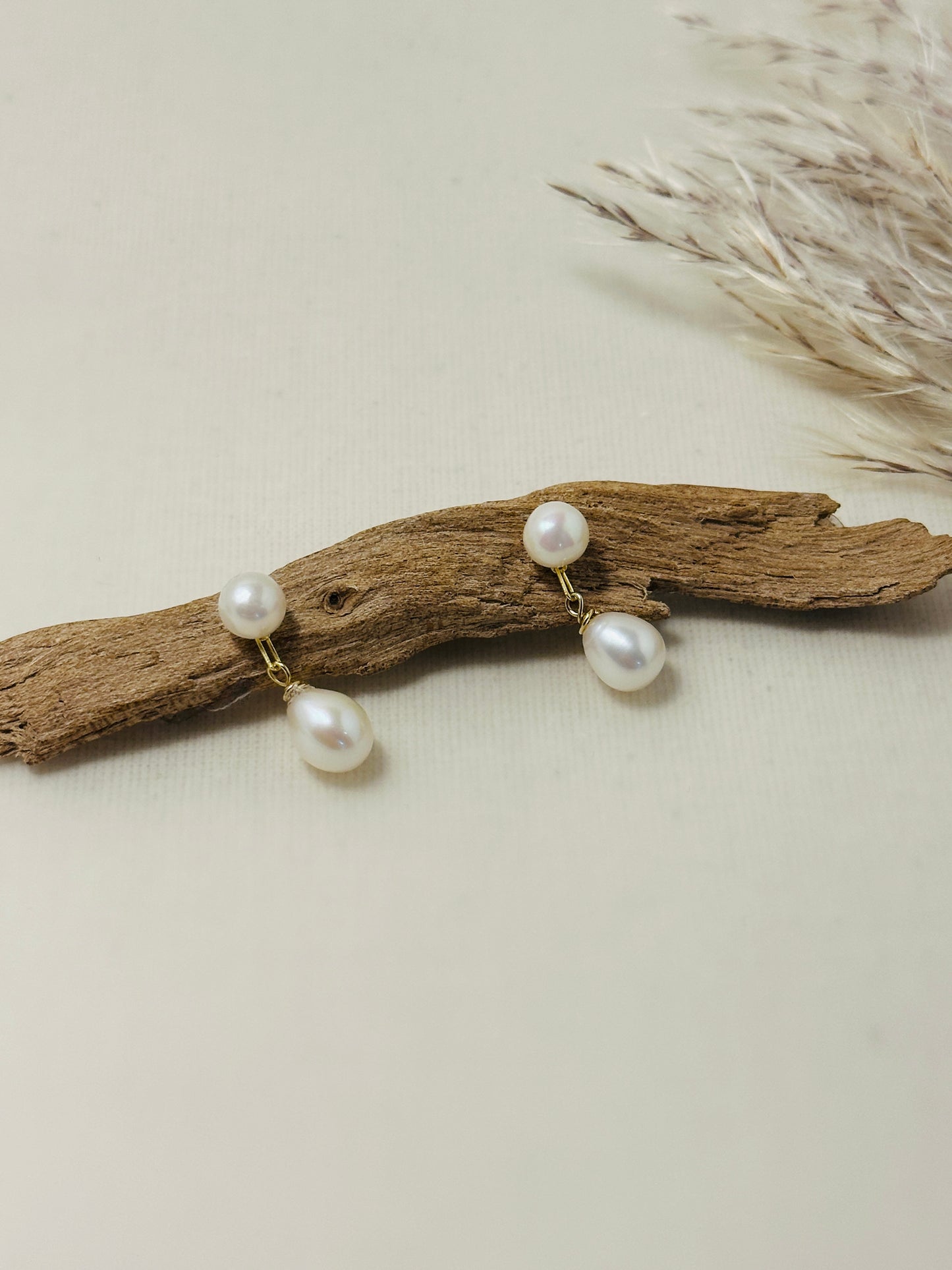 Chloe - Convertible Duo Pearl Earrings