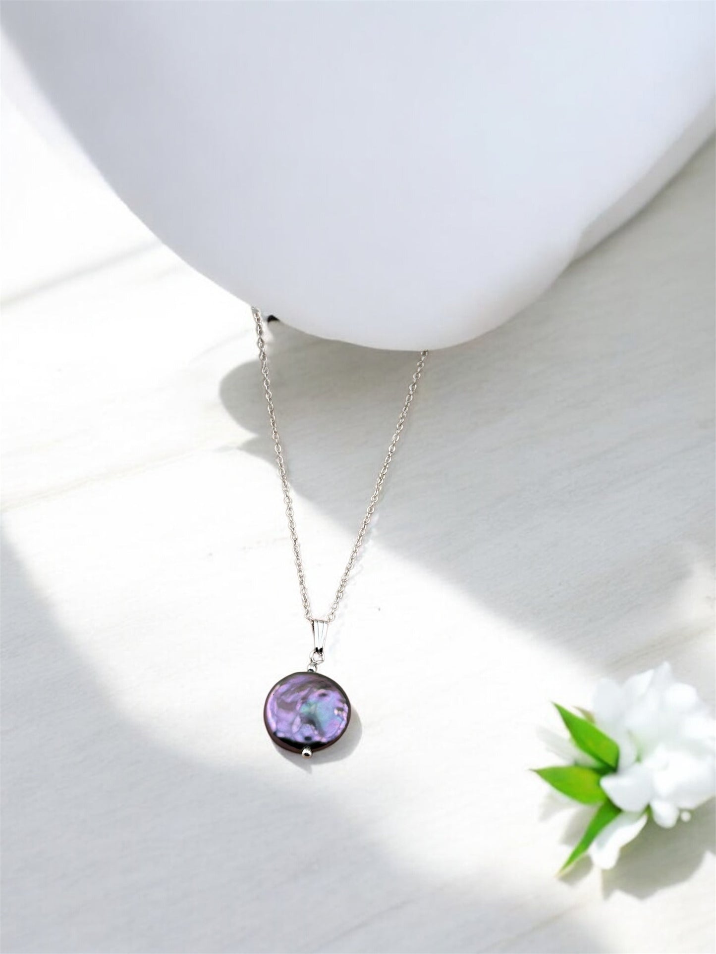 Tara – Black Baroque Pearl Necklace