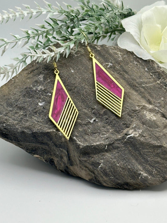 Geometric Glamorous Dainty Dangle Earrings